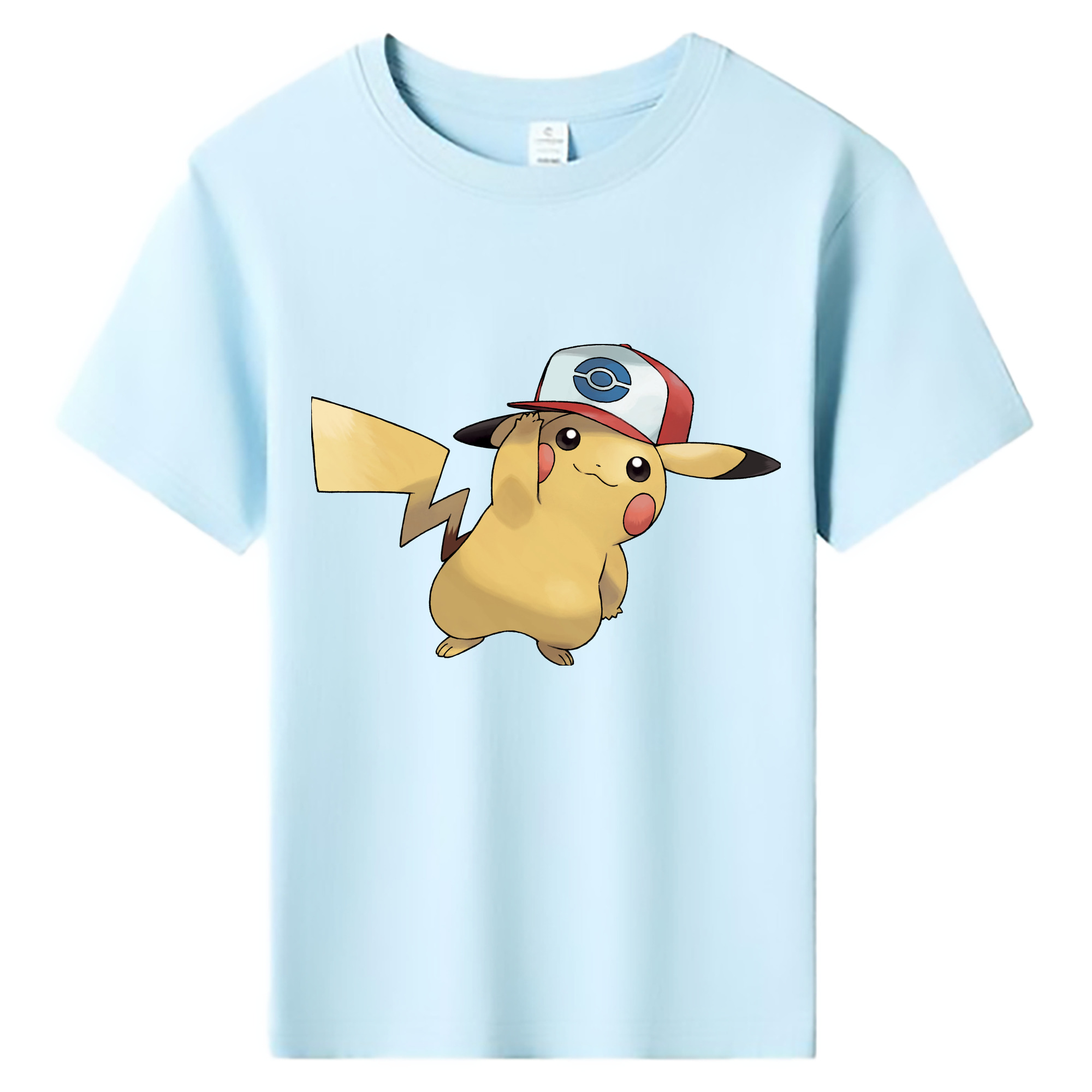 （画像用） ポケットモンスター Pokémon 綿100％キッズTシャツ（フロントプリント）